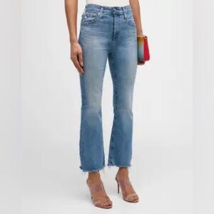 Ag Adriano Goldschmied Women's Blue Boot Cut Jeans